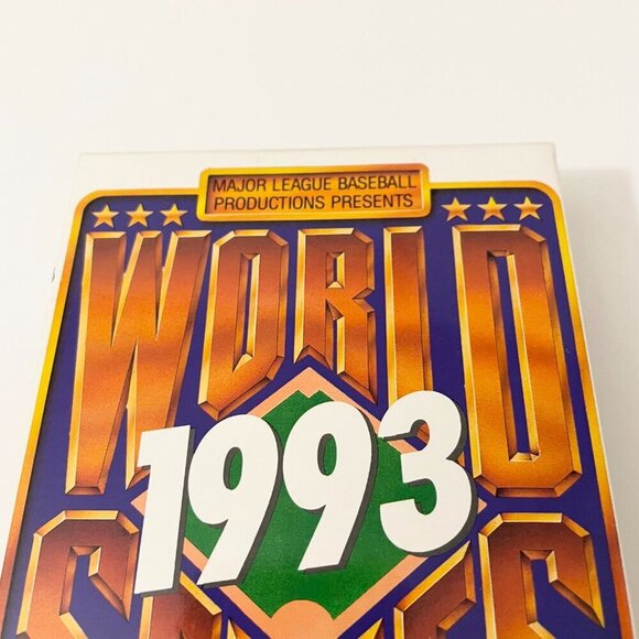 World Series 1993 Toronto Blue Jays Vs Philadelphia Phillies VHS Tape Baseball - Picture 2 of 16